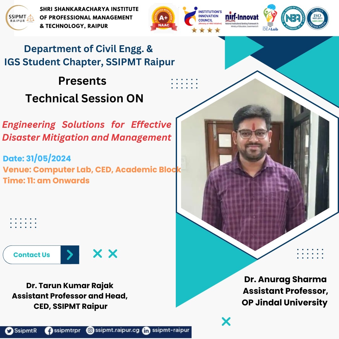 ACE & IGS Events, Civil Engineerign, SSIPMT Raipur