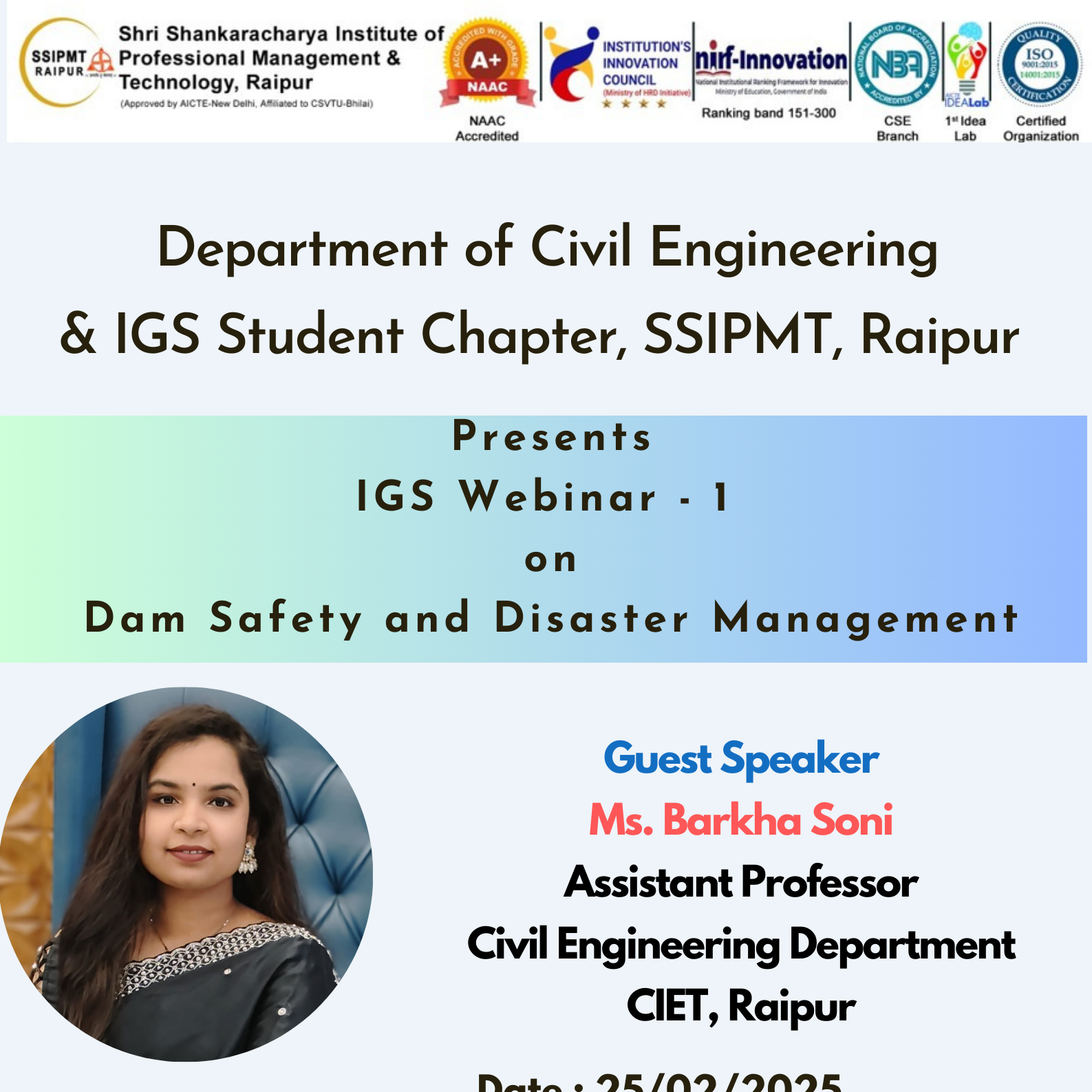 ACE & IGS Events, Civil Engineerign, SSIPMT Raipur