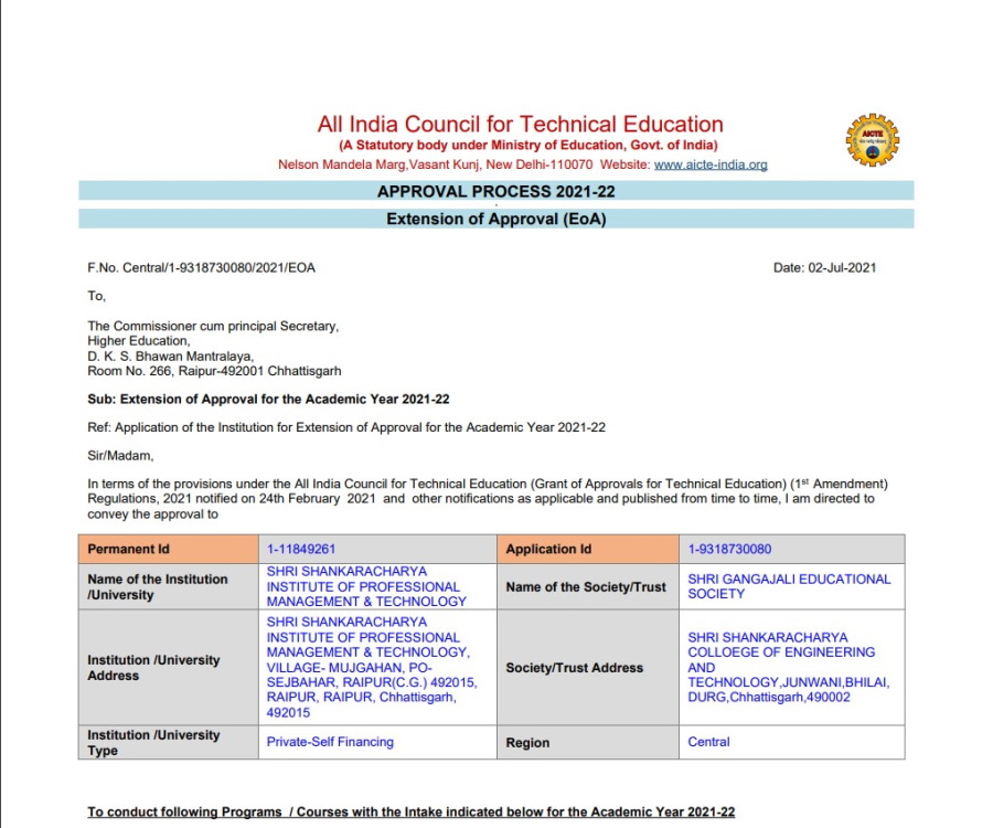 EOA Report SSIPMT, Raipur