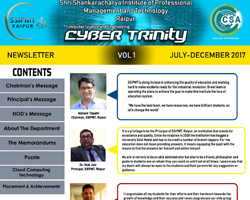 SSIPMT, Raipur B.Tech CSE Newsletters