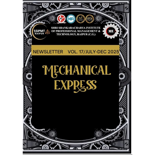 SSIPMT, Raipur B.Tech Mechanical Newsletters
