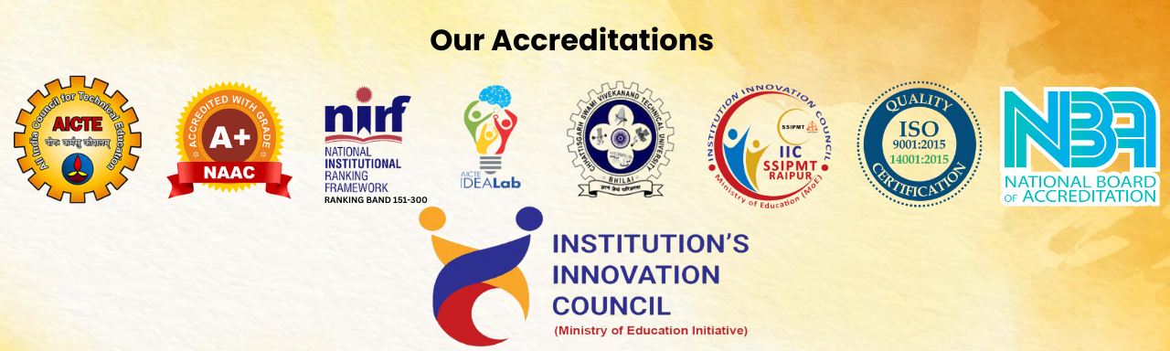 Accreditations, SSIPMT, Raipur